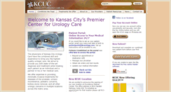 Desktop Screenshot of kcurology.com